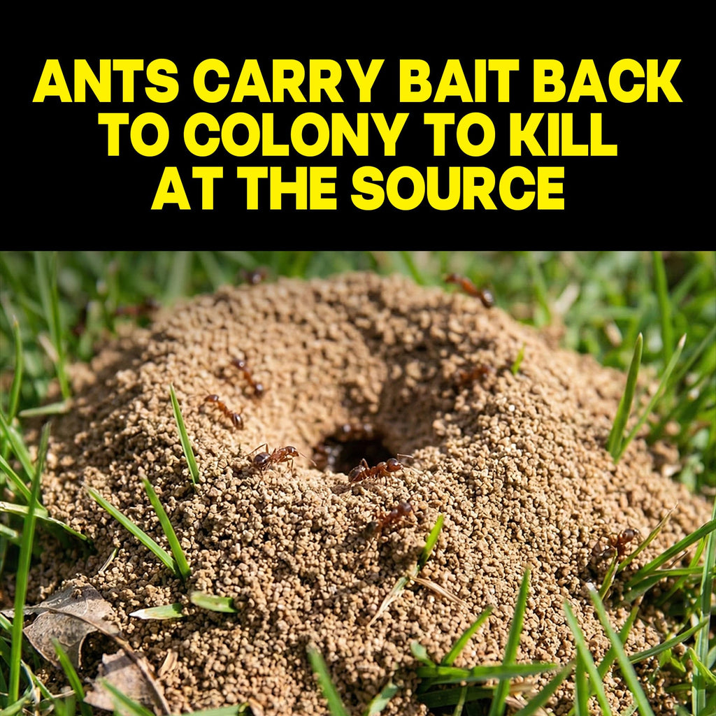 Raid Max Liquid Ant Bat; Kills Ants Where They Breed, for Indoor and Outdoor Use; 4 Bait Stations