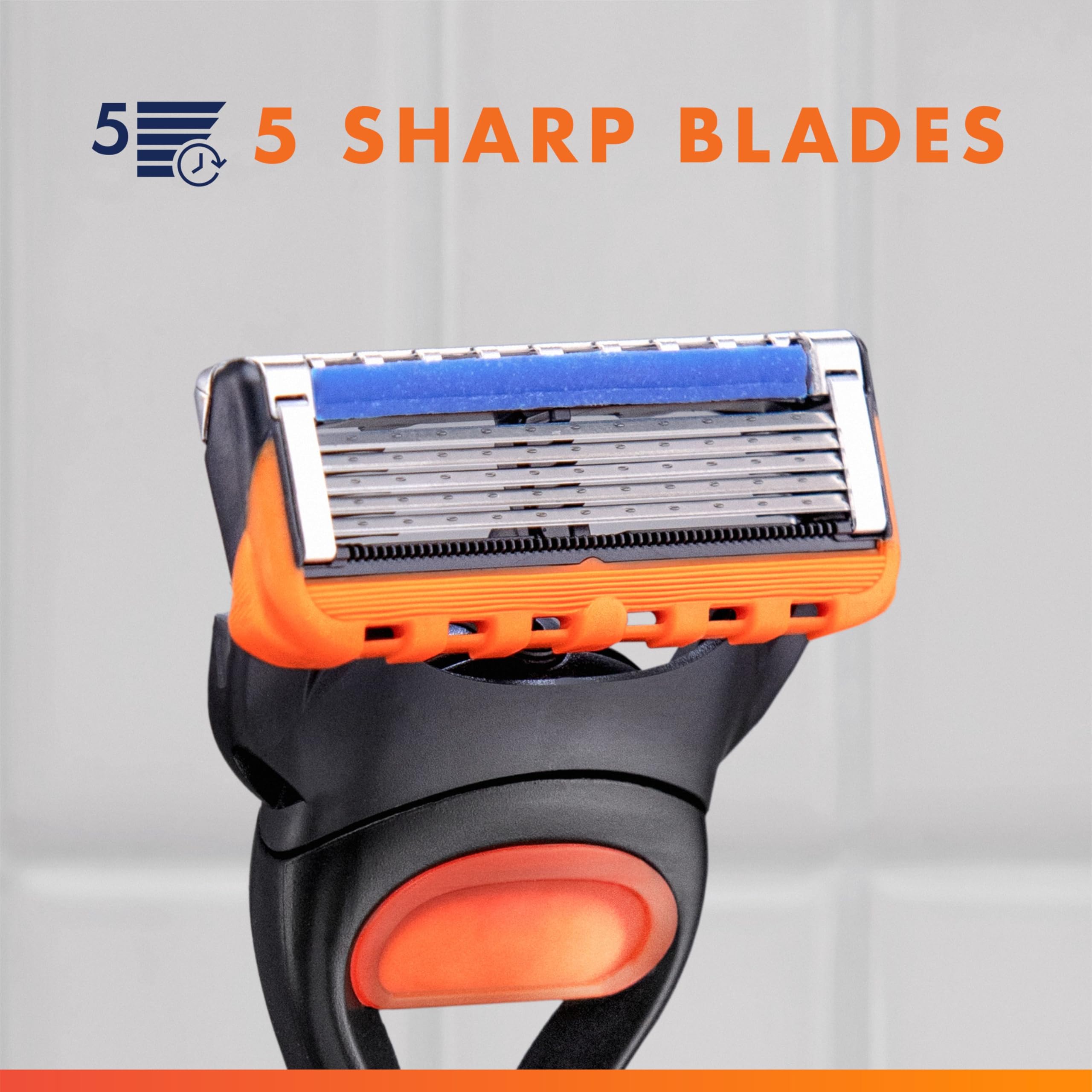 Gillette Fusion5 Razor for Men, Handle + 1 Razor Blade Refill
