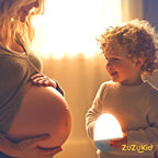 Touch Egg Night Light for Baby Nursery, Rechargeable Portable Kids Nightlight Lamp with 1-6H Feeding Timer, 3 Color Temperatures Dimmable, Ideal for New Moms of Toddlers