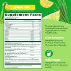 Amazing Grass Super Greens Powder Energy Lemon Lime, 30 Servings | Organic Energy Greens Powder with Plant-Based Caffeine, Yerba Mate & Green Tea Leaf for Sustained Energy & Focus