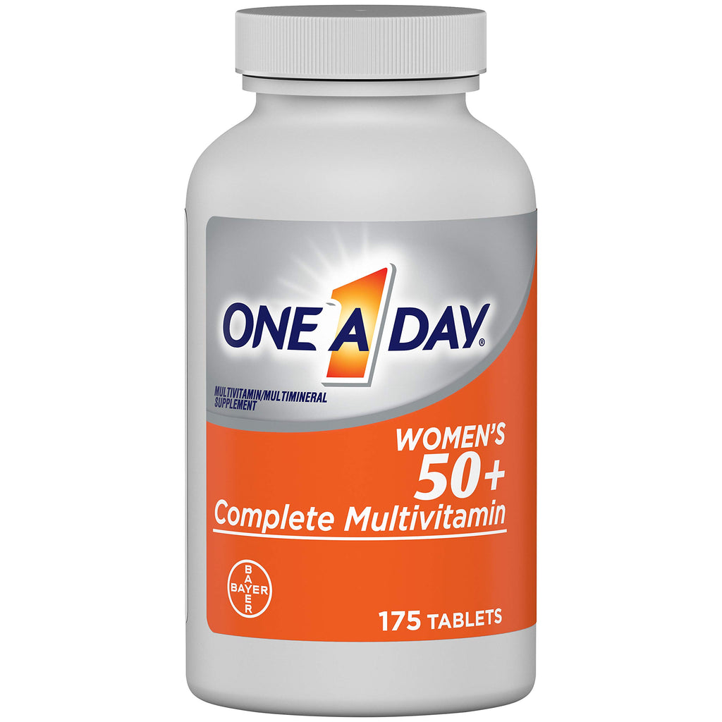 One A Day Multivitamin for Women 50 and Over Tablets, Womens Multivitamin 50 plus with Vitamins D, C, E, Zinc & Biotin, Daily Vitamins for Woman 50+, 100 Ct (Packaging May Vary)