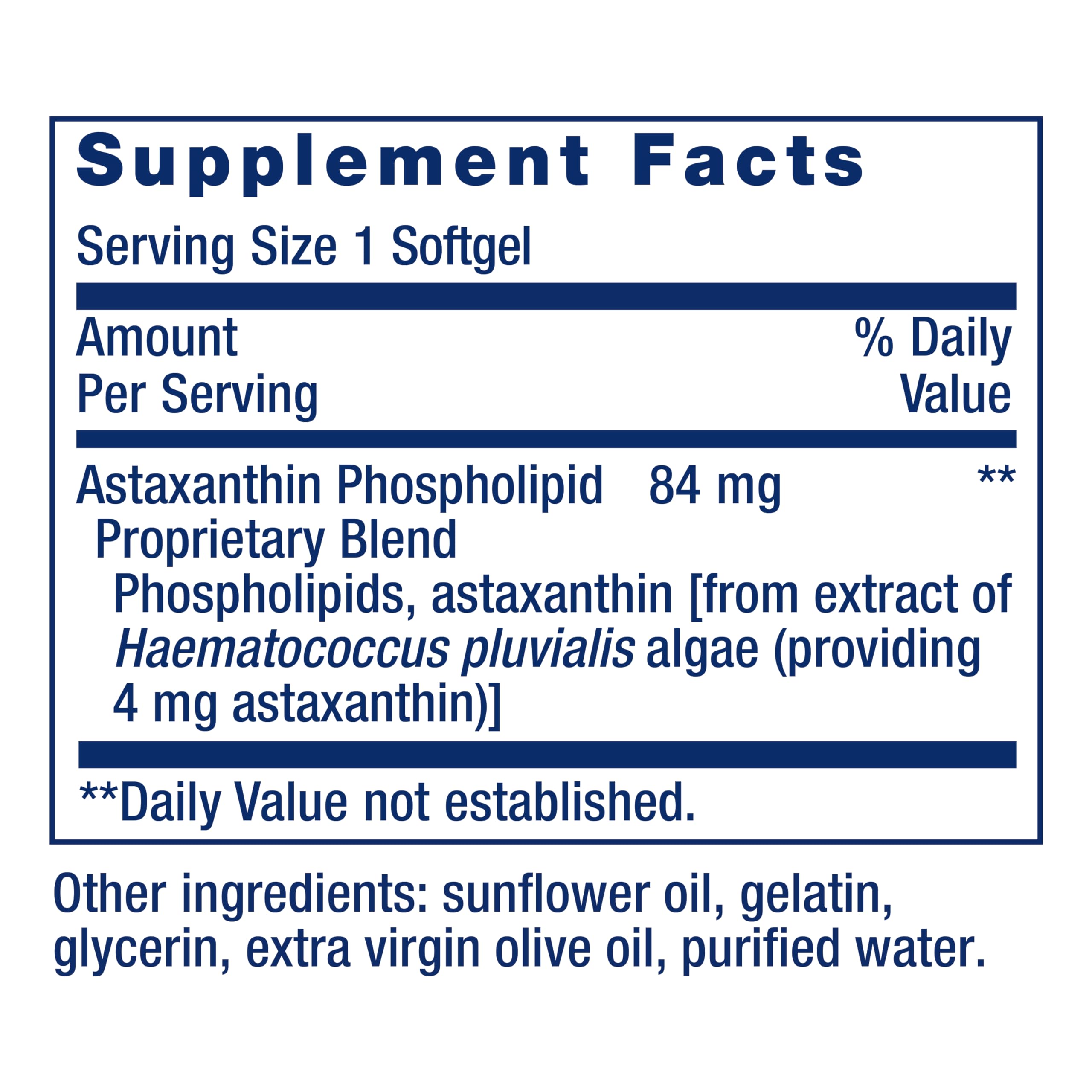 Life Extension Astaxanthin with Phospholipids – Antioxidant Support, Eye Health – Algae-Derived – Gluten-Free, Non-GMO – 30 Softgels | Astaxanthin with Phospholipids, Algae-Derived Antioxidant Support, Gluten-Free & Non-GMO