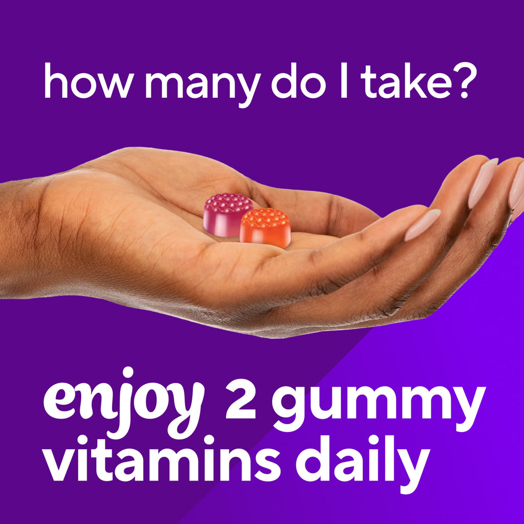 Vitafusion Vitamin D3 Gummies | 50 mcg | 150 Gummy Vitamins | for Adult Women and Men | Berry & Peach Flavor | Gluten-Free Bone and Immune Supplement