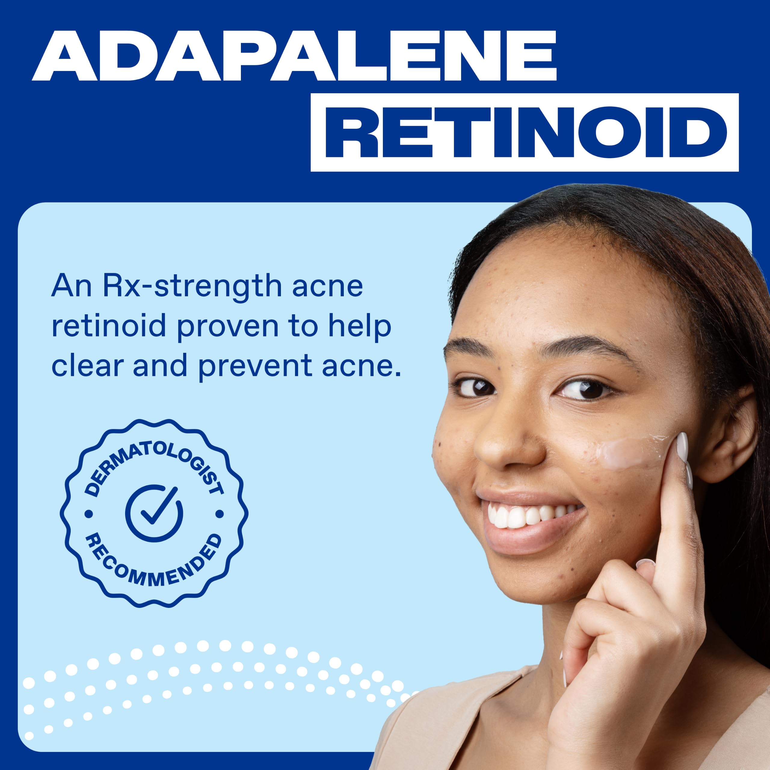 Differin Acne Retinoid Treatment Gel, 0.1% Adapalene, 15g Pump | 30-Day Supply, OTC Retinoid Clears Acne At The Source, Gentle On Sensitive Skin, Dermatologist Recommended