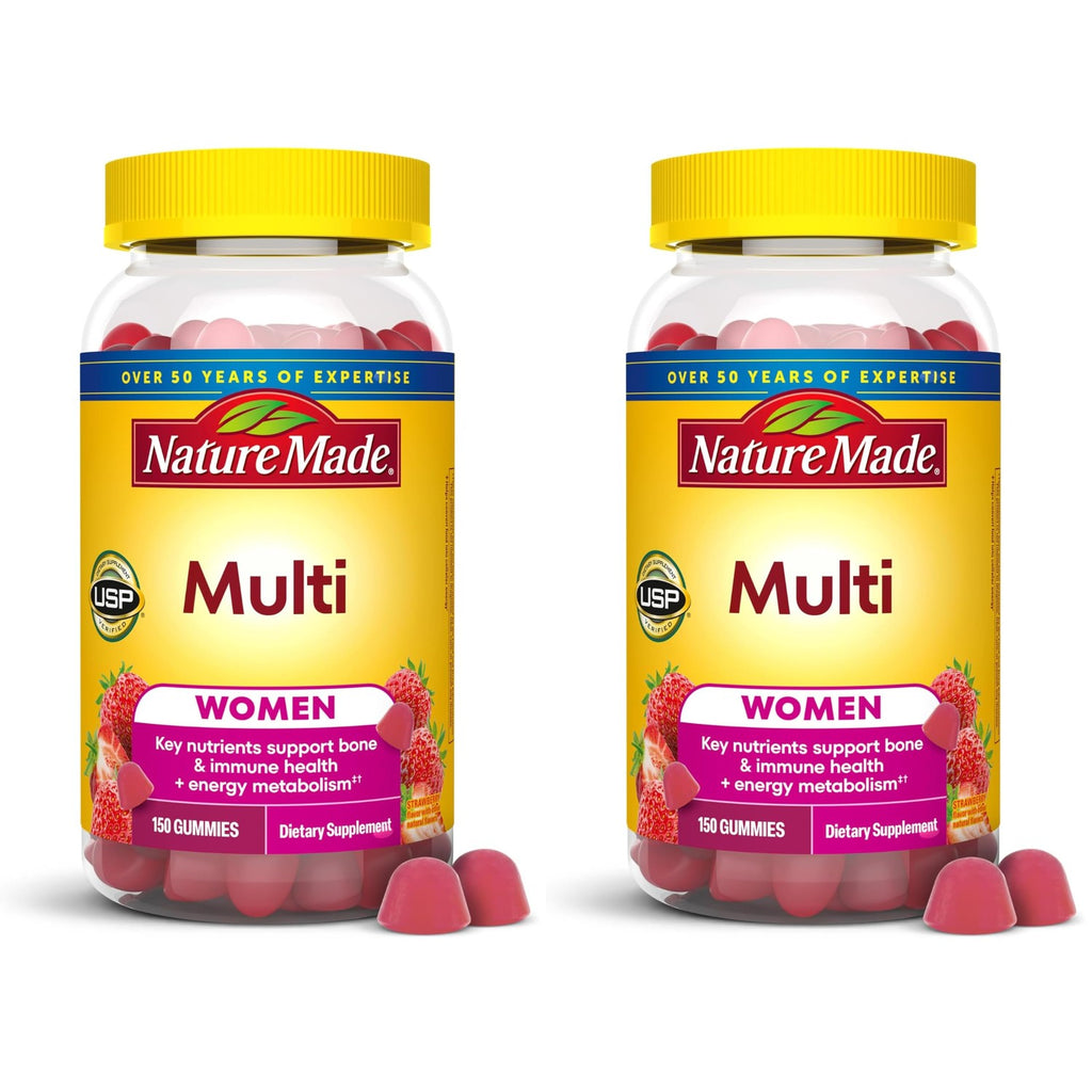 Nature Made Multivitamin for Women, 70 Multi Vitamin Gummies | Womens Gummy Multivitamins for Daily Nutritional Support, Strawberry Flavored, 35 Day Supply