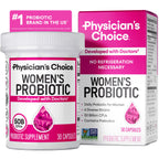 Physician's CHOICE Probiotics for Women - PH Balance, Digestive, UT, & Feminine Health - 50 Billion CFU - 6 Unique Strains for Her - Organic Prebiotics, Cranberry Extract+ - Women Probiotic - 30 CT