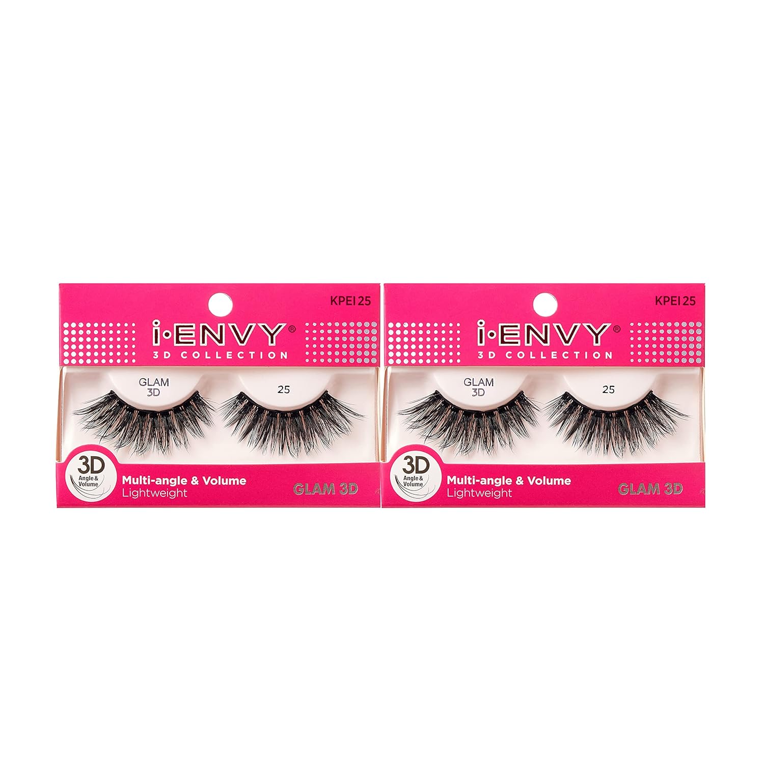Buy now i-Envy 3D Glam Collection Multi-angle & Volume (2 PACK, KPEI14) 2 PACK KPEI25 at indiglob india