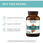 Buy now Himalaya Organic Arjuna, 60 Day Supply - Herbal Supplement Supporting Heart Health and Normal Blood Pressure - USDA Organic, Vegan, Non-GMO, Gluten Free, 700 mg, 60 Caplets at indiglob india
