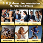 Himalayan Shilajit Gummies with Ashwagandha & Gokshura | 85+ Trace Minerals & Fulvic Acid | Organic, Non-GMO Micronutrient Supplement for Men & Women | 100% Pure & Natural(4kMG /1 Bag)