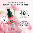 Herbal Essences Hair Perfume for Women, Rose Scent | Hair Mist Fragrance Spray, Frizz Control, 3.2 fl oz, for all Hair Types
