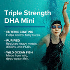Buy now GNC Triple Strength DHA 1000 Mini Omega 3 Supplement, 1000mg, Ultra Concentrated, High Potency, Supports Brain Development and Healthy Vision, Burpless, 90 Mini Softgels, 45 SVG, 45 Day Supply at indiglob india