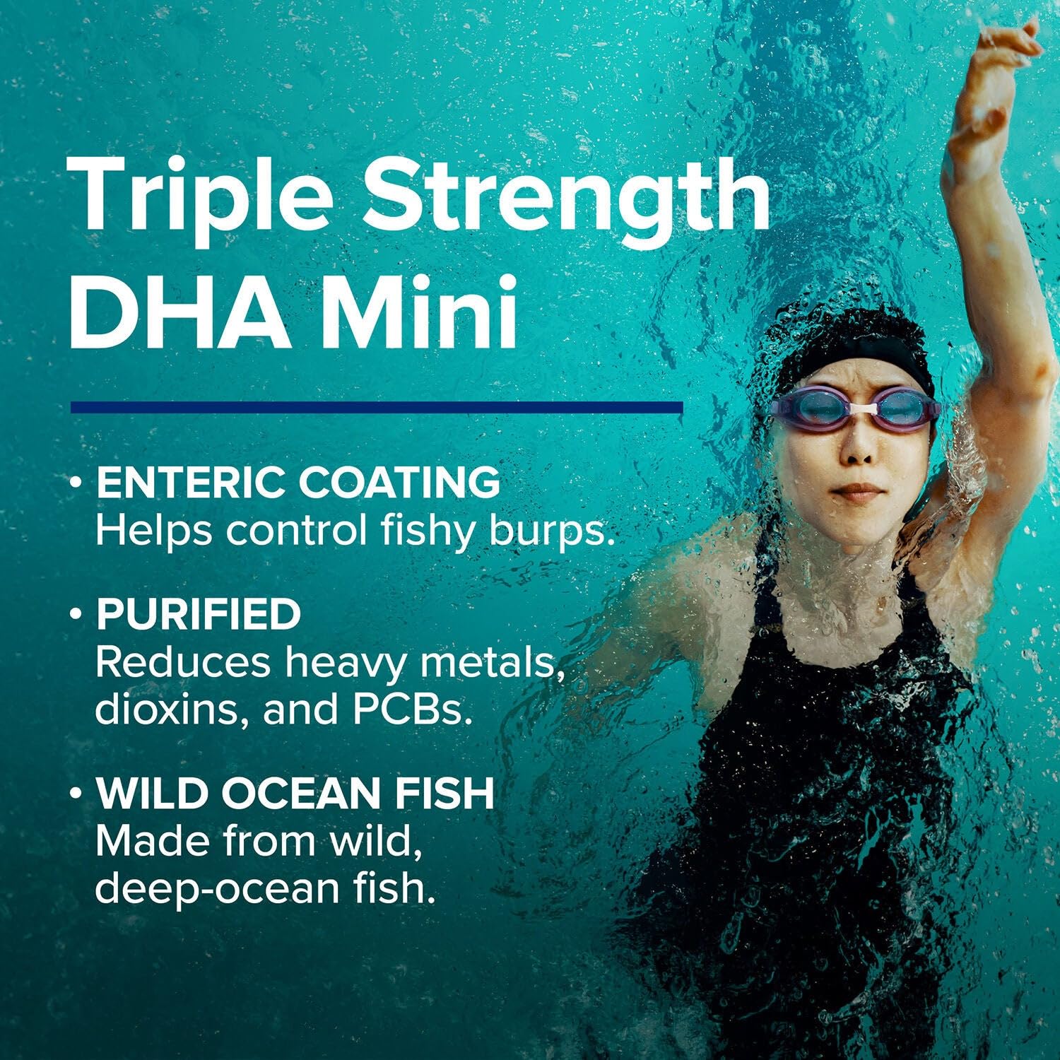 Buy now GNC Triple Strength DHA 1000 Mini Omega 3 Supplement, 1000mg, Ultra Concentrated, High Potency, Supports Brain Development and Healthy Vision, Burpless, 90 Mini Softgels, 45 SVG, 45 Day Supply at indiglob india