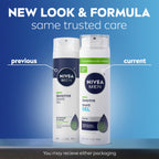 NIVEA MEN Sensitive Shave Gel, No Drying Alcohol, Mulitpack, 3 x 7 OZ | Shaving Gel for Men with Sensitive Skin, Enriched with VitaminPro Complex, No Drying Alcohol, Dermatologically Tested