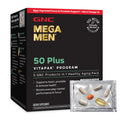 Buy now GNC Mega Men 50 Plus Vitapak Program, Convenient Complete Nutrition, 5 Products in 1 Vitamin Pack, Multivitamin, Fish Oil, Mental Sharpness, Ginkgo, Prostate Health, 30 Packets, 30 Day Supply at indiglob india