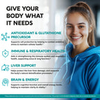 NAC Supplement with Selenium, B6 & B12 - NAC 1200 mg - Lab Tested, 120 Caps | N Acetyl Cysteine 600 mg/caps, 1200 mg/serving - Antioxidant & Immune Support - Non-GMO, Gluten-Free, Vegan - 60-Day Supply
