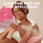 Kopari Rose Gold Sunglaze Sheer Body Mist Sunscreen SPF 42, Infused with Shimmering Body Oil, Hydrating Mist, Hydrates, Brightens, Makeup Friendly, Gives Skin a Glowy Finish, Lightweight,