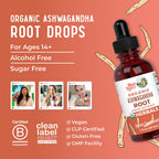 MARYRUTH'S Ashwagandha Root Liquid Drops, Mood & Stress Support Supplement | Mood & Stress Support Supplement, Calm & Relaxation, 590mg Ashwagandha, Adaptogen & Nervine, Vegan