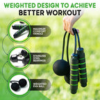 Bod Ropes Cordless Jump Rope Beachbody MBF - Adjustable Length Ropeless Jump Rope For Beachbody - Emulate Weighted Jumprope Indoors - Cordless Jumping Rope Great For Improving Fitness In Small Spaces