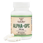 Alpha GPC Choline 600mg, Cognitive Memory + Focus Support, 60 Capsules | Brain, Memory + Focus Supplement, Acetylcholine Precursor, 300mg Active Choline per Capsule, Pre-Workout, Third Party Tested