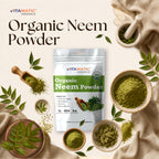 Vitamatic Certified USDA Organic Neem Leaf Powder – 1 lb (16 oz) 100% Pure Azadirachta Indica | Traditional Ayurvedic Herb for Skin, Immune, and Detox Support