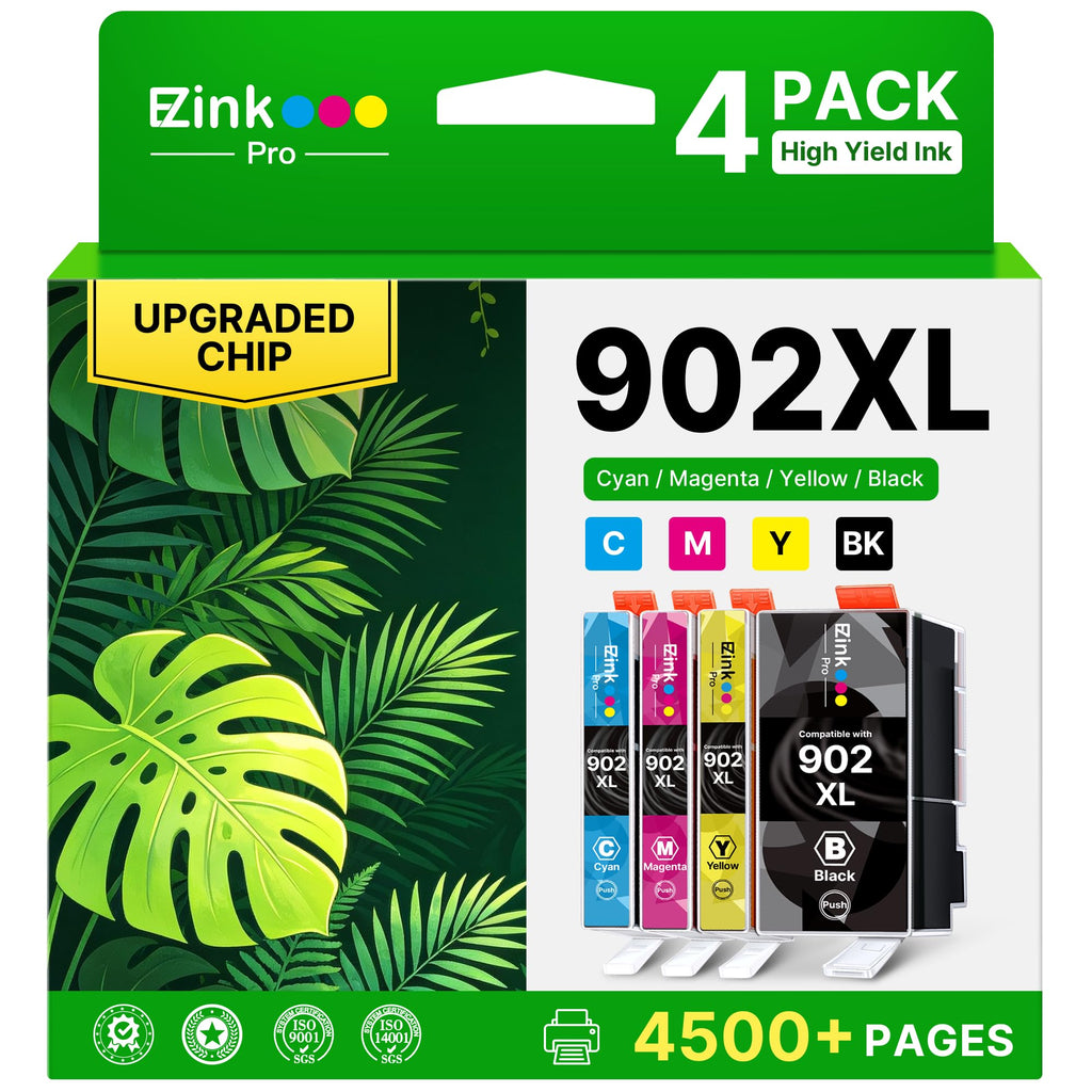 902XL Ink Cartridges for HP Printers Compatible for HP 902XL Ink Cartridges