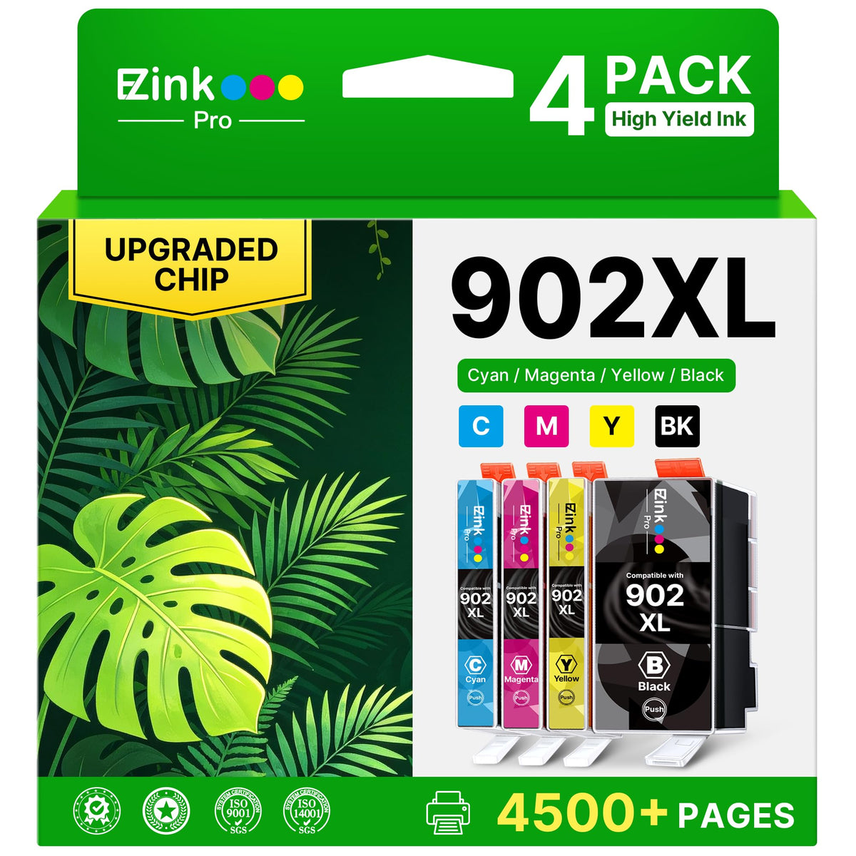 902XL Ink Cartridges for HP Printers Compatible for HP 902XL Ink Cartridges