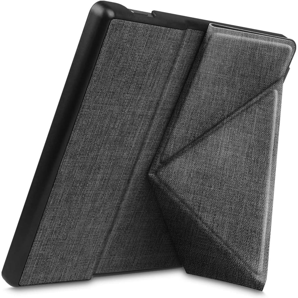 Buy now Fintie Origami Case for 7" Kindle Oasis (10th/9th Generation, 2019/2017 Release) - Slim Fit Stand Cover Support Hands Free Reading with Auto Wake Sleep, Denim Charcoal at indiglob india