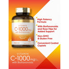 Carlyle Vitamin C 1000mg | with Rose Hips and Citrus Bioflavonoids