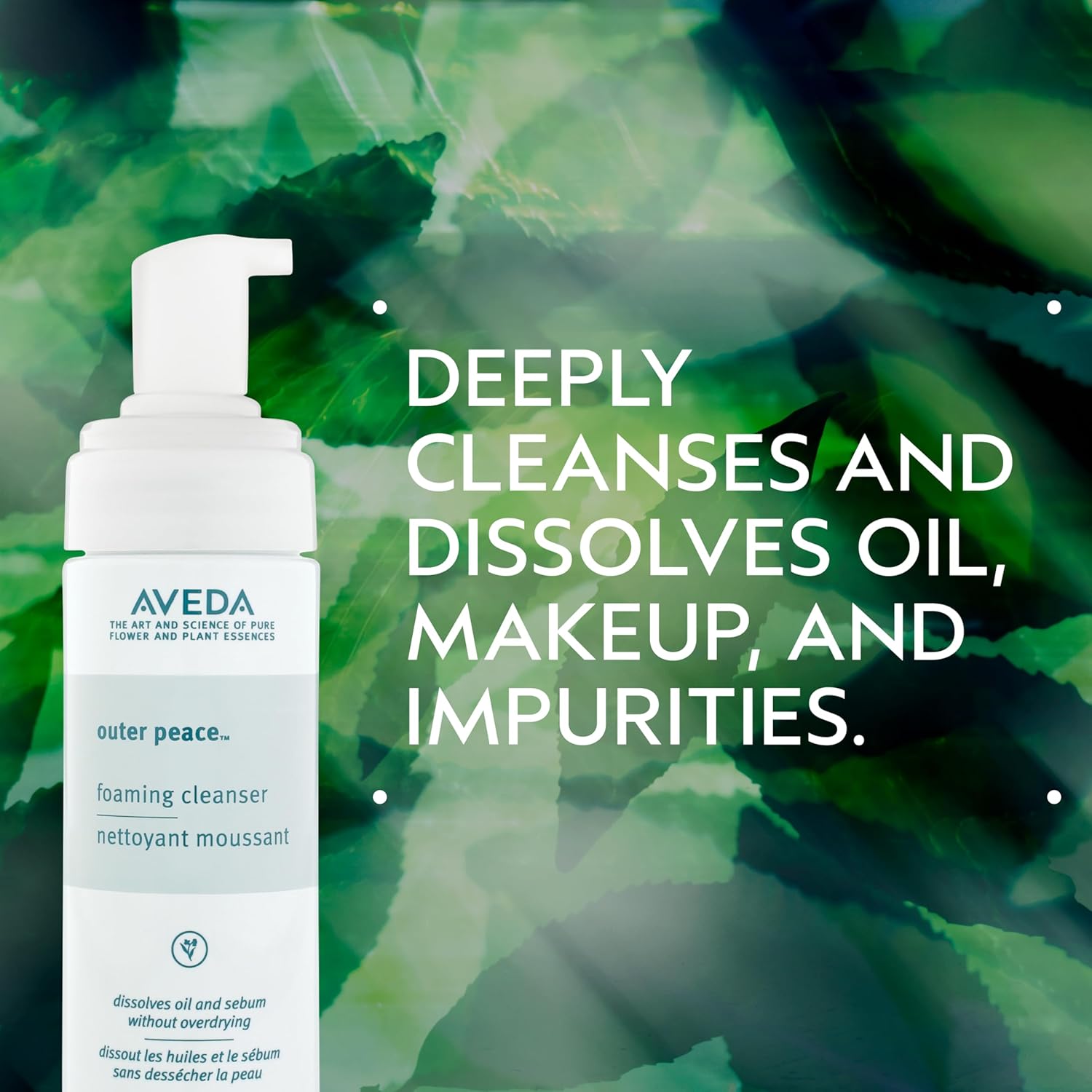 Buy now Aveda Outer Peace Foaming Cleanser | Daily Face Cleanser for Acne-Prone Skin | with Powerful Plant Extracts, 4.2 Fl Oz at indiglob india