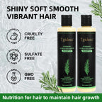 Rosemary Biotin Volumizing Shampoo for Thinning Hair, 7.4 Fl Oz | Keratin Strengthening, Helps Boost Volume, Reduce Breakage, Nourishes Scalp, Color-Treated Hair Safe Vegan, Gentle Daily Care
