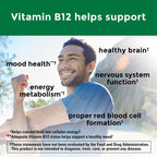 Nature Made Vitamin B12 1000 mcg, Energy Metabolism Support, 150 Softgels | B12 Vitamins 1000 mcg, Energy Metabolism Support Supplement for Women and Men, Gluten Free, 150 Day Supply