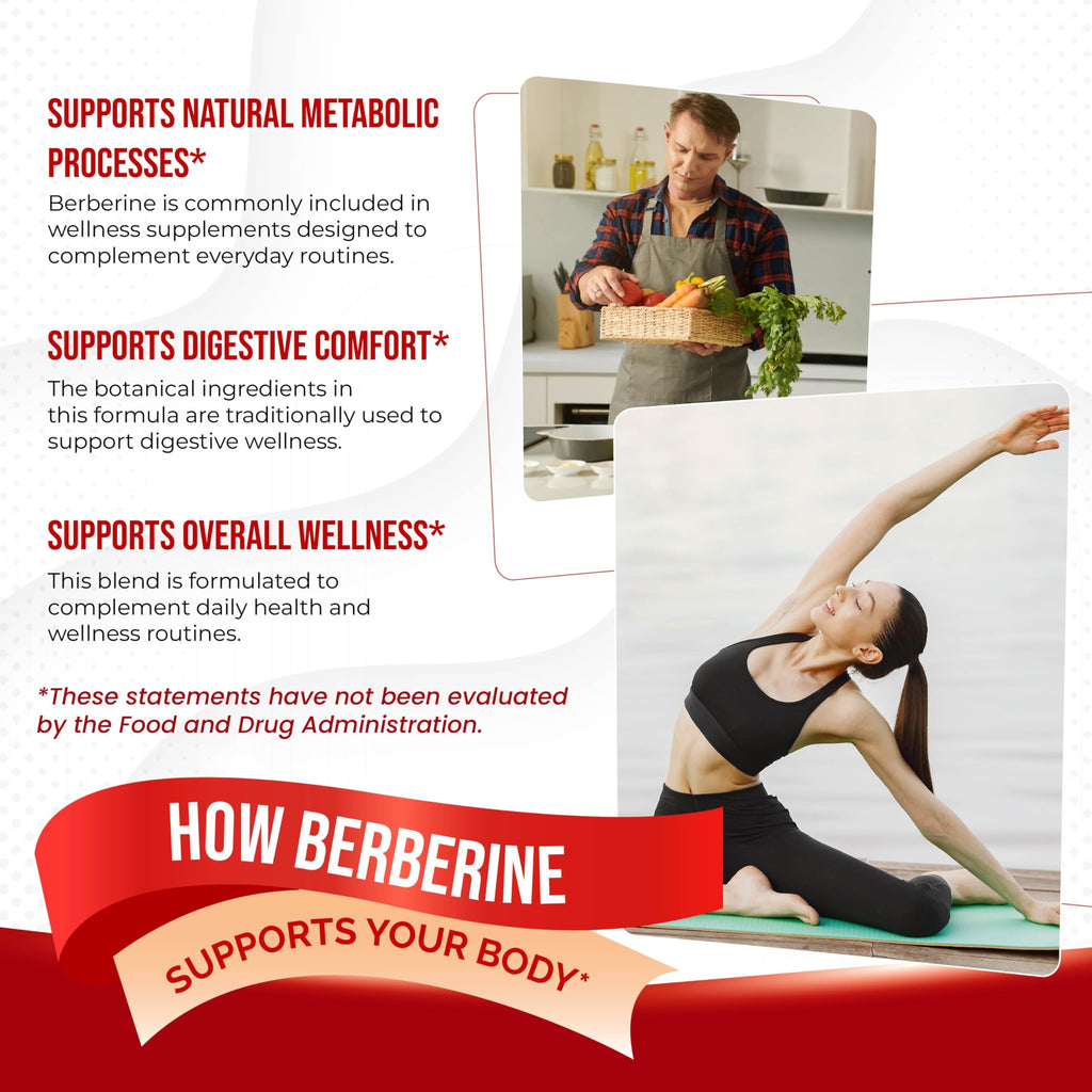 Berberine Supplement - Enhanced with Ceylon Cinnamon, Turmeric, Milk Thistle, Bitter Melon for Digestion, Immunity & Weight Managament (150 Count (Pack of 1))