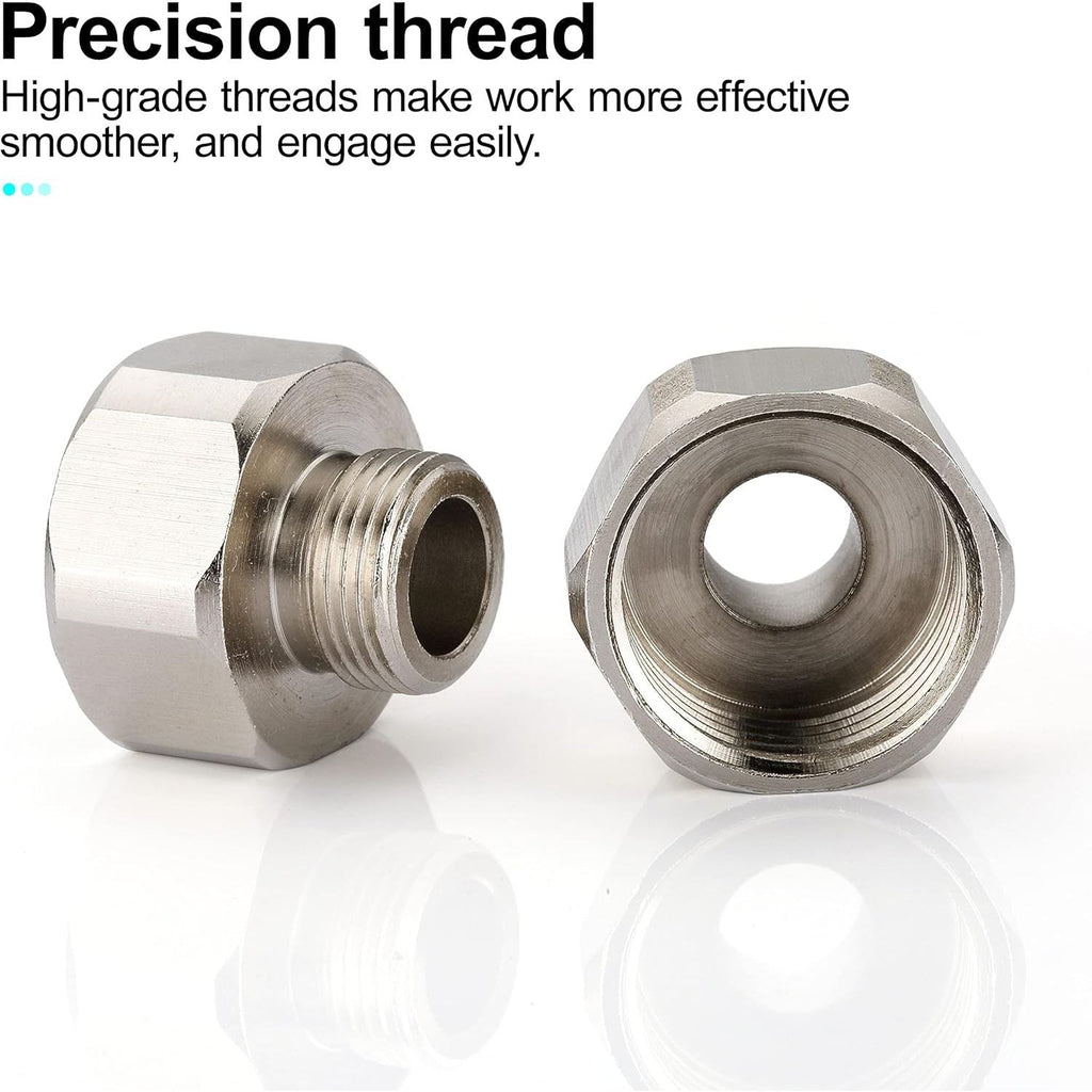 Buy now G 1/2 Female to 3/8 Male COMP Reducer Adapter, Brass Pipe Fittings Water Hose Adapter, Compression Fitting for Kitchen Bathroom Faucet, Pipe Connector with Rubber Washer,(2 Pack) at indiglob india