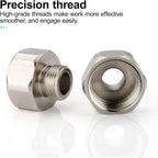 Buy now G 1/2 Female to 3/8 Male COMP Reducer Adapter, Brass Pipe Fittings Water Hose Adapter, Compression Fitting for Kitchen Bathroom Faucet, Pipe Connector with Rubber Washer,(2 Pack) at indiglob india