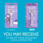 Gillette Venus ComfortGlide Freesia Women's Razor - 1 handle + 2 refills