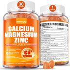 Calcium 1200 mg with Vitamin D3 for Adults - Calcium Citrate Gummies | with Vitamin D3, K2, Magnesium, Zinc, Boron, Copper and Ashwagandha - Extra Absorption Calcium Supplement for Women Men