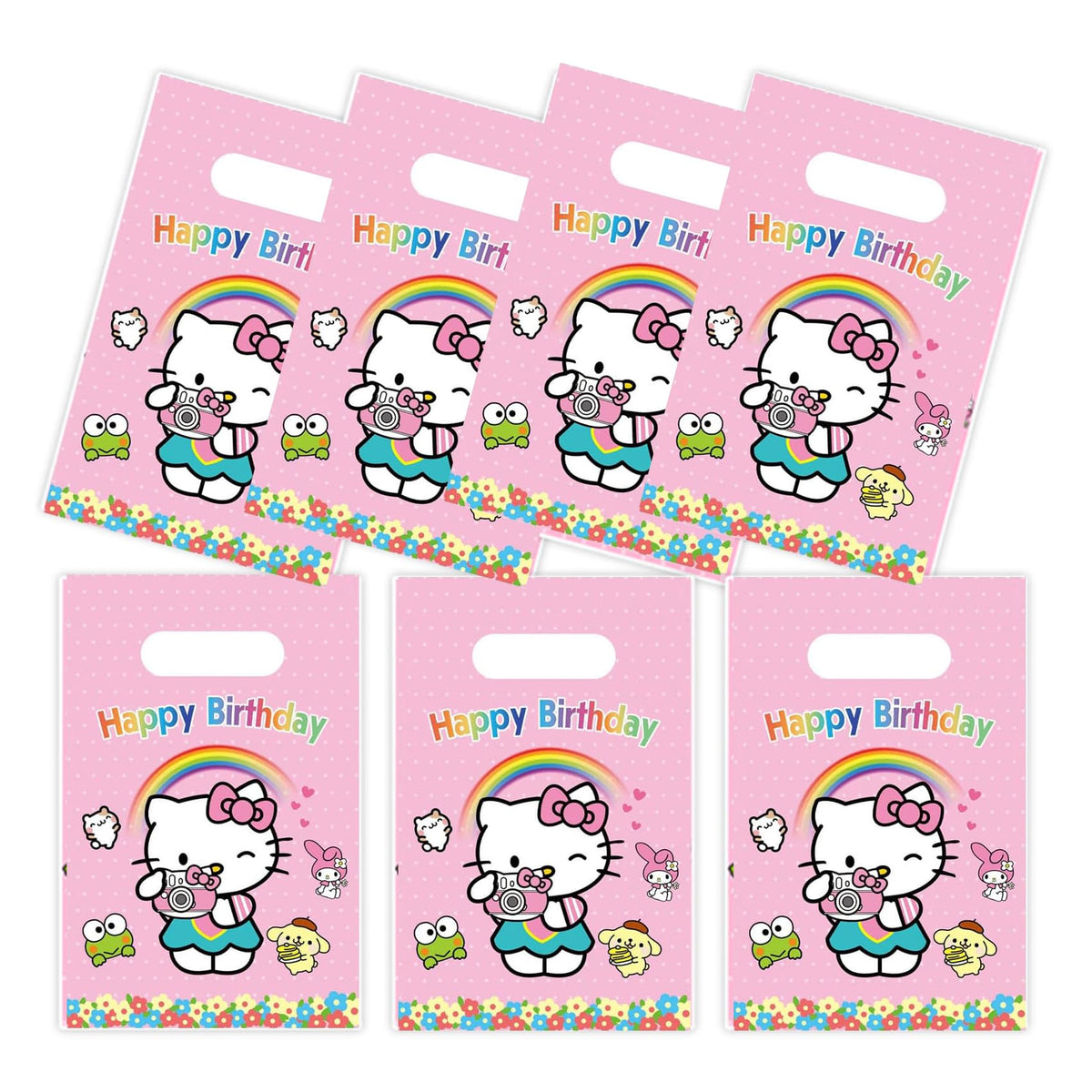 Jlemon 30pcs Birthday Party Gift Bags Candy Goody Bags Birthday Party Supplies Decorations (Style A)