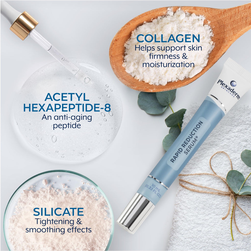 Plexaderm Rapid Reduction Serum - Visibly Reduces Under-Eye Bags & Wrinkles | Instant eye serum that visibly reduces under-eye bags, puffiness, wrinkles & dark circles in minutes, lasting up to 10 hours