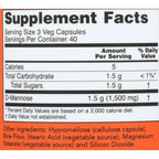 Now Foods D-Mannose, 120 Caps 500 mg (Pack of 3)