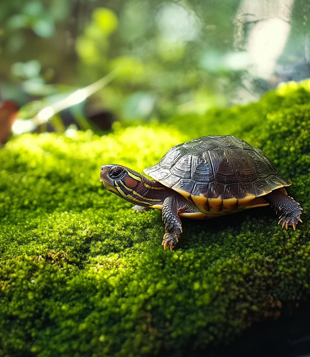 LUCKYRUNES Live Moss for Terrarium Bedding & Reptile Enclosures