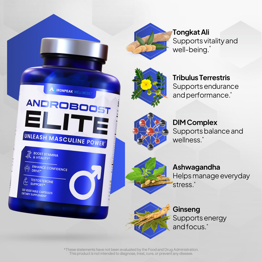 Testosterone Booster for Men | Male Enhancing | Strength | Muscle Growth