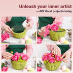 6-Pack Floral Foam Blocks, Green Planter Styrofoam for Artificial Flowers