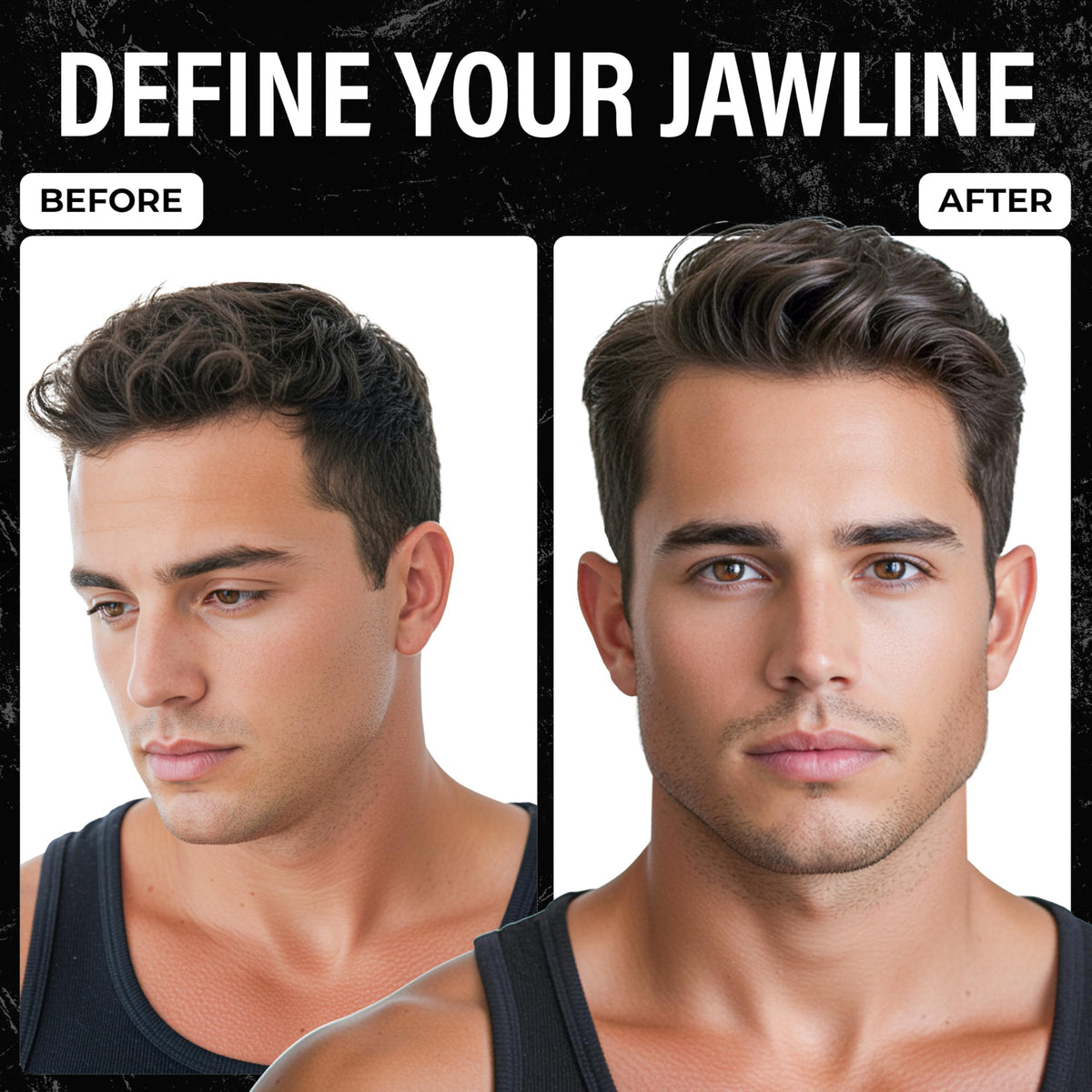 Jaw Exerciser for Men & Women - 4 Pack Set - Defines Facial Muscles