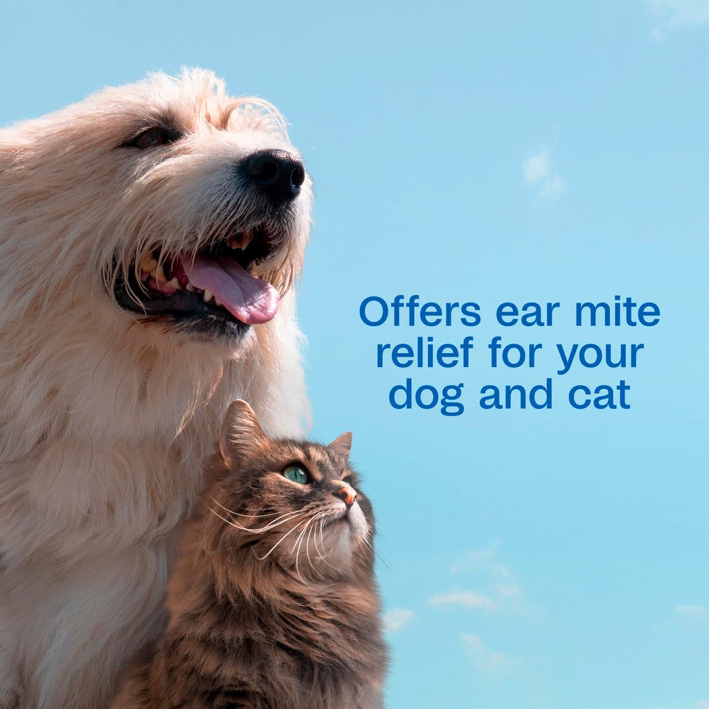 ADAMS Ear Mite Treatment for Dogs & Cats, Soothing Aloe, 0.5 Fl Oz