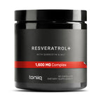 Toniiq NSF Certified Ultra High Purity Resveratrol Capsules | 98% Trans-Resveratrol - Highly Purified and Bioavailable - 180 Caps Resveratrol Supplement