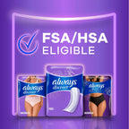 Buy now Always Discreet Adult Incontinence Pads for Women, Moderate Absorbency, Long Length, Postpartum Pads, 162 Count (3 Packs of 54) at indiglob india