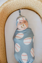 Buy now Copper Pearl Large Premium Knit Baby Swaddle Receiving Blanket Slugger at indiglob india