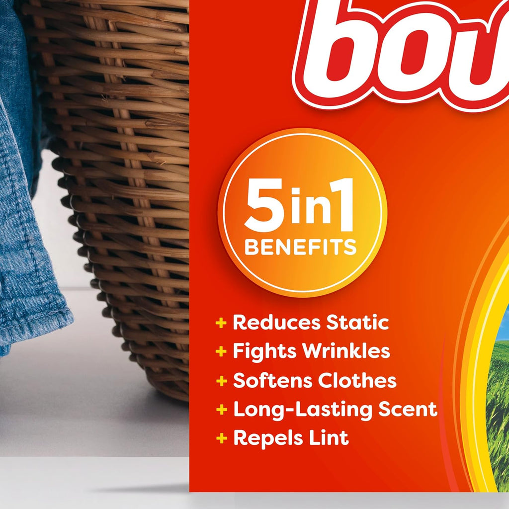 Buy now Bounce Dryer Sheets Laundry Fabric Softener, Outdoor Fresh Scent, 240 Count at indiglob india
