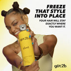 got2b Glued Blasting Freeze Hairspray, 12 oz, 2-Pack, Strong Hold | Spikes and styles stay in place, Lasts until your next shampoo, Wind resistant formula, No stickiness, Aerosol spray