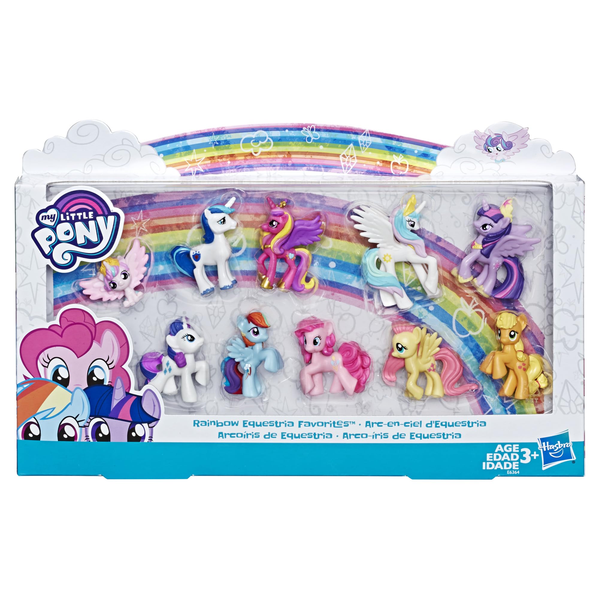Buy now My Little Pony Toy Rainbow Equestria Favorites 10 Figure Collection, for Kids Ages 3 Years Old and Up (Amazon Exclusive) at indiglob india